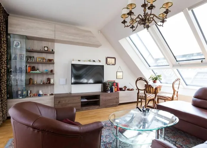 Grosses Penthouse #12 Mit Terrasse Und Aussicht * Відень