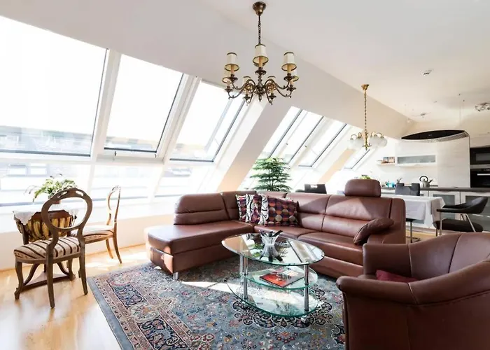 Grosses Penthouse #12 Mit Terrasse Und Aussicht Апартаменти Відень